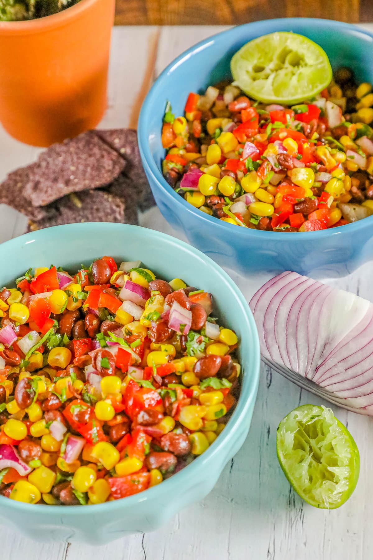 Easy Black Bean and Corn Salsa Sweet Cs Designs