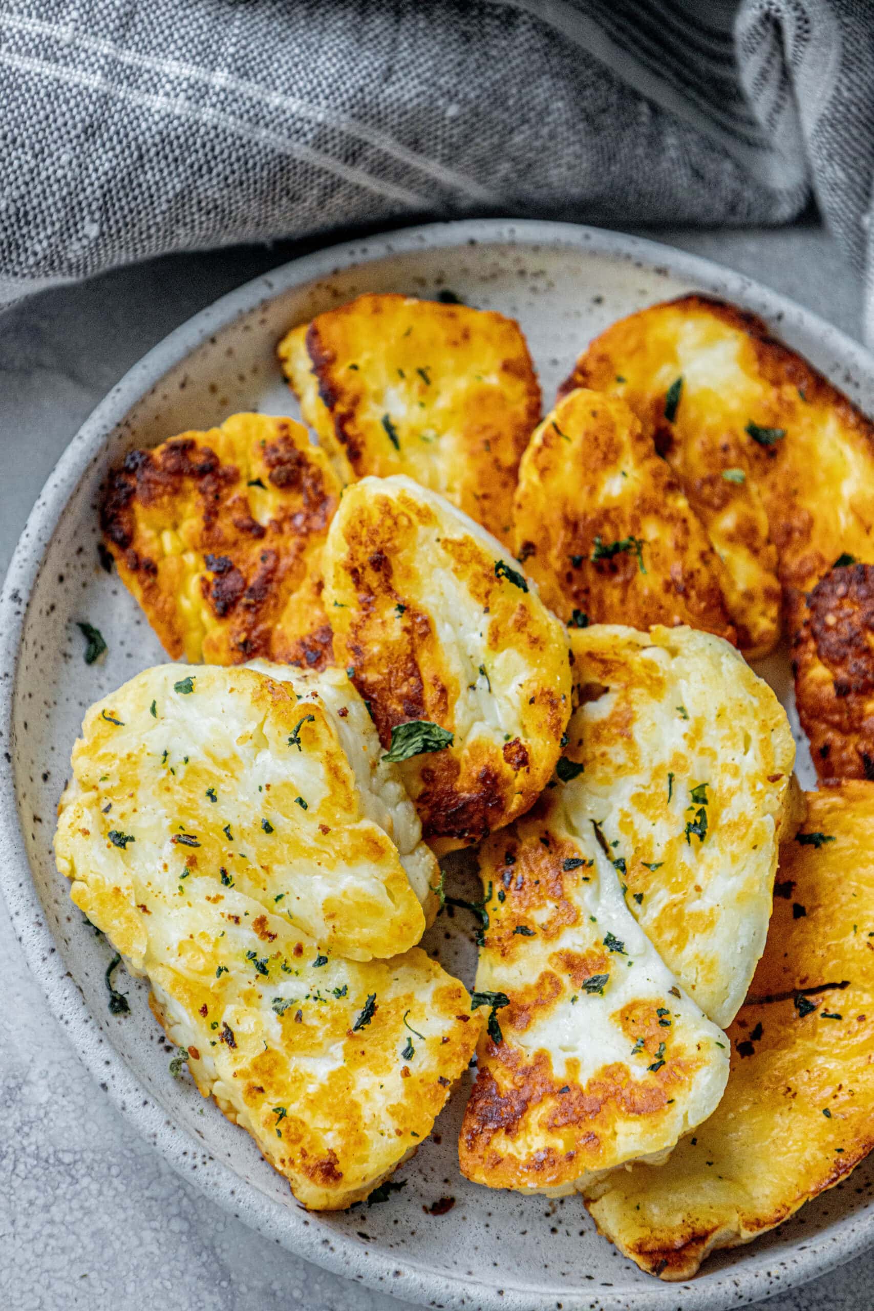 Fried Halloumi Cheese Sweet C's Designs