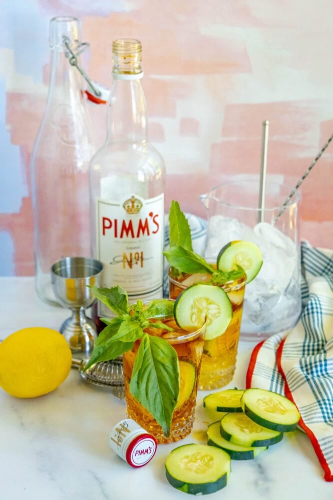 An Easy Classic English Pimm's and Lemonade Recipe