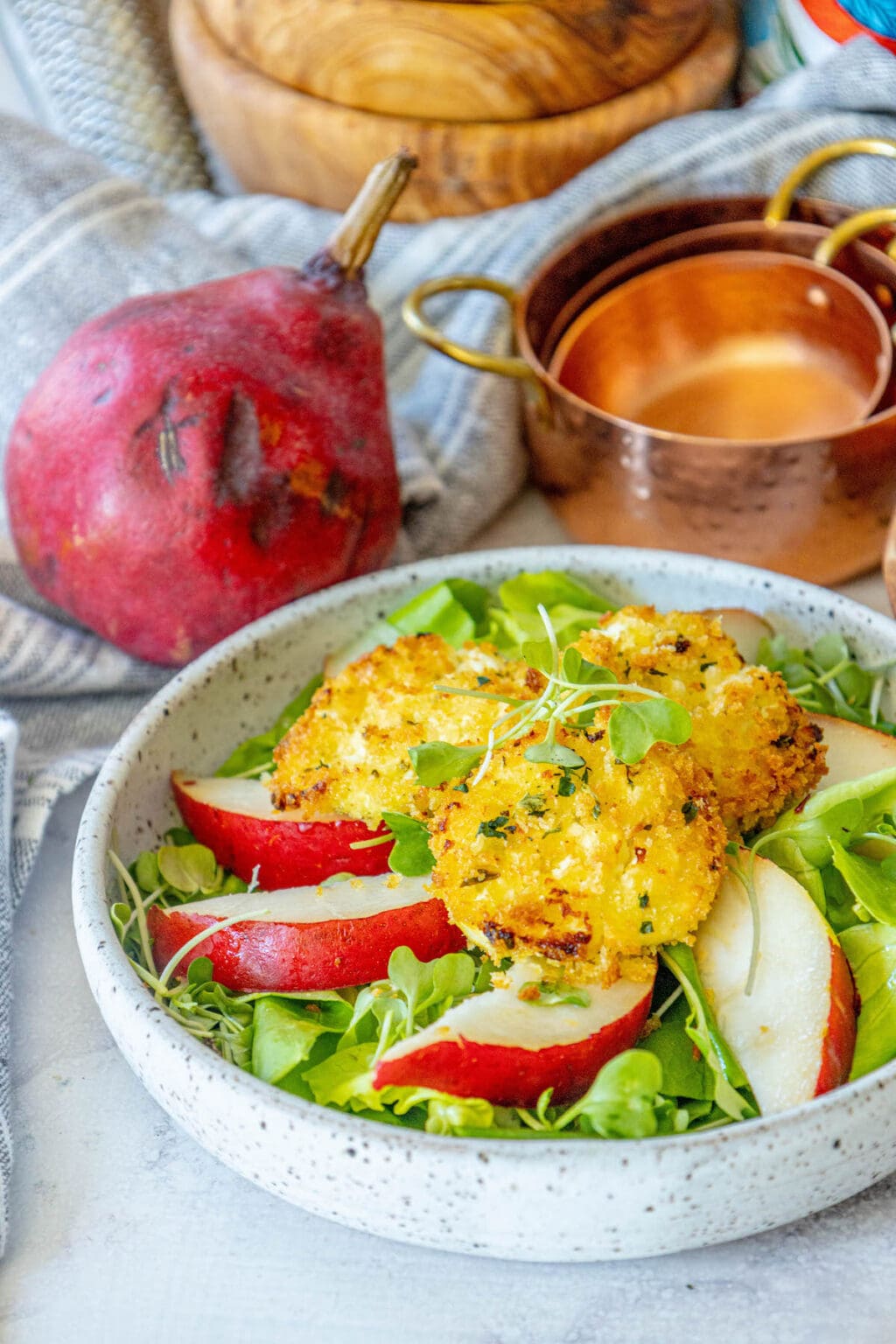 Pear and Goat Cheese Salad Sweet Cs Designs