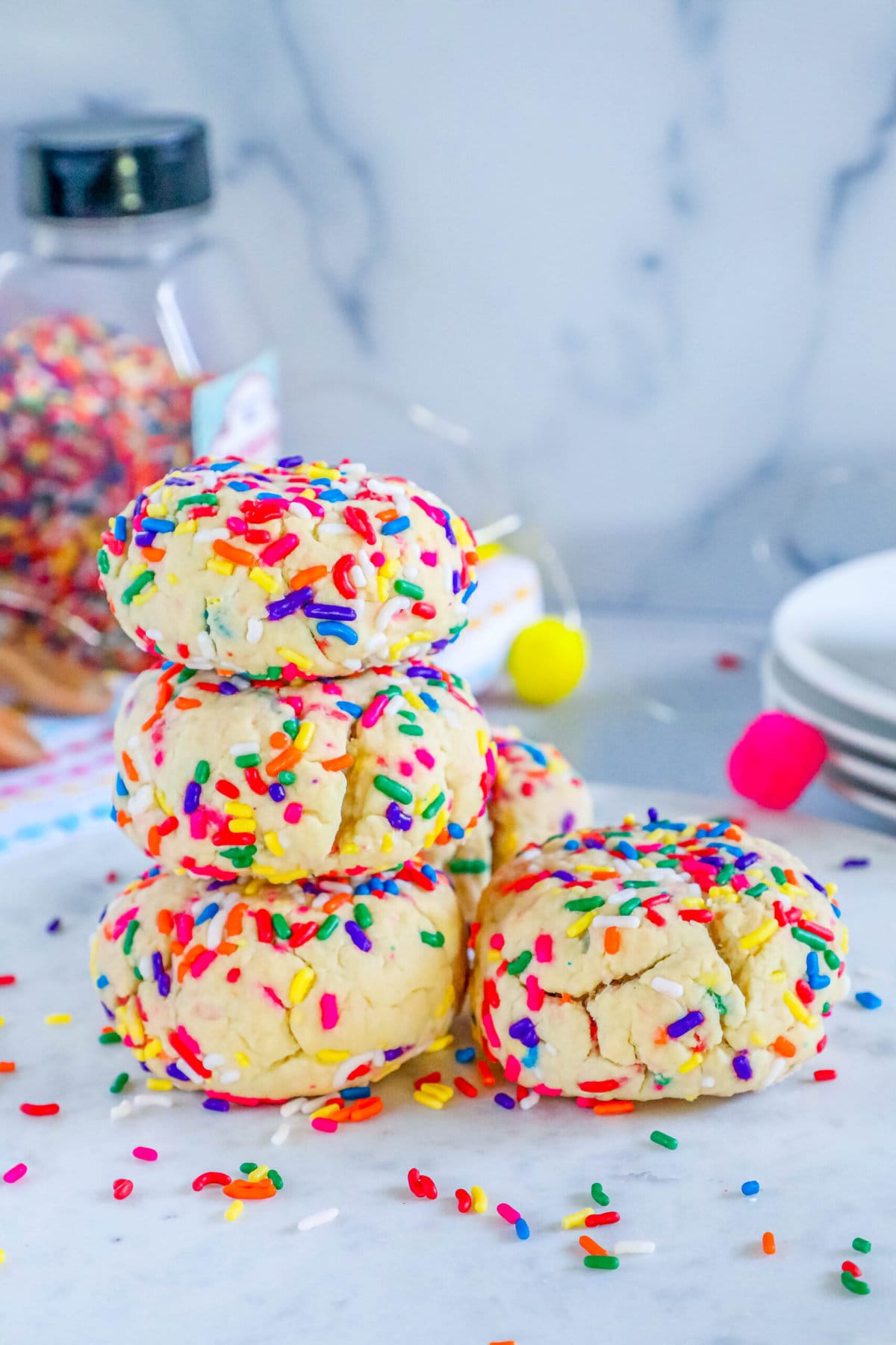 The Best Funfetti Marshmallow Cookies – Eye Doc Bakes