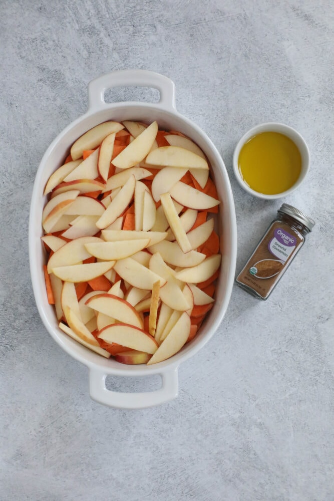 Cinnamon Sweet Potato and Apple Bake Sweet Cs Designs