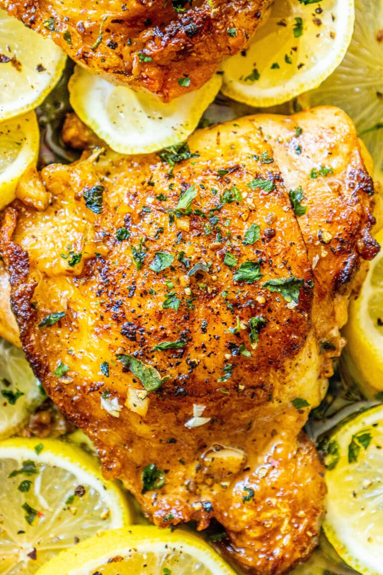 The Best Easy Lemon Garlic Butter Chicken Thighs Recipe