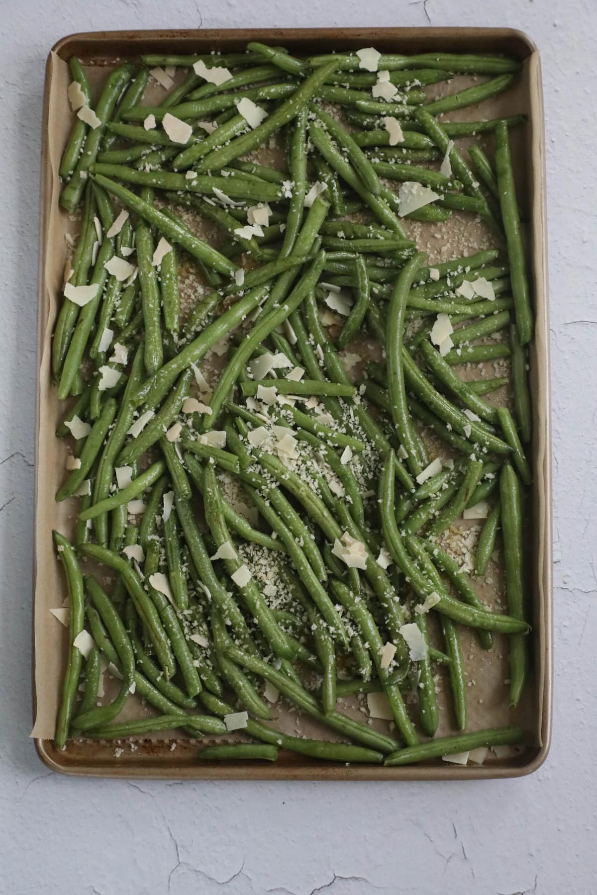 Parmesan roasted green beans.