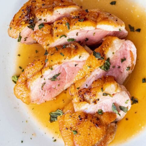 Crispy Seared Duck Breast and Orange Sauce - Sweet Cs Designs
