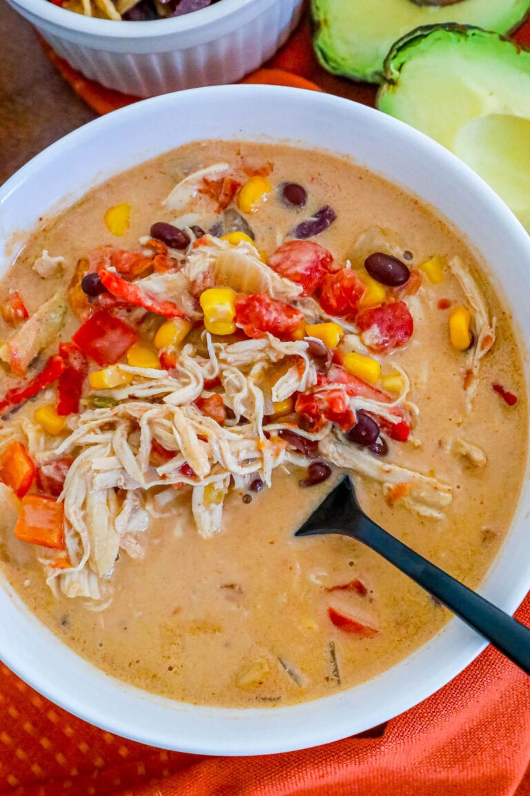 Creamy Chicken Taco Soup - Sweet Cs Designs