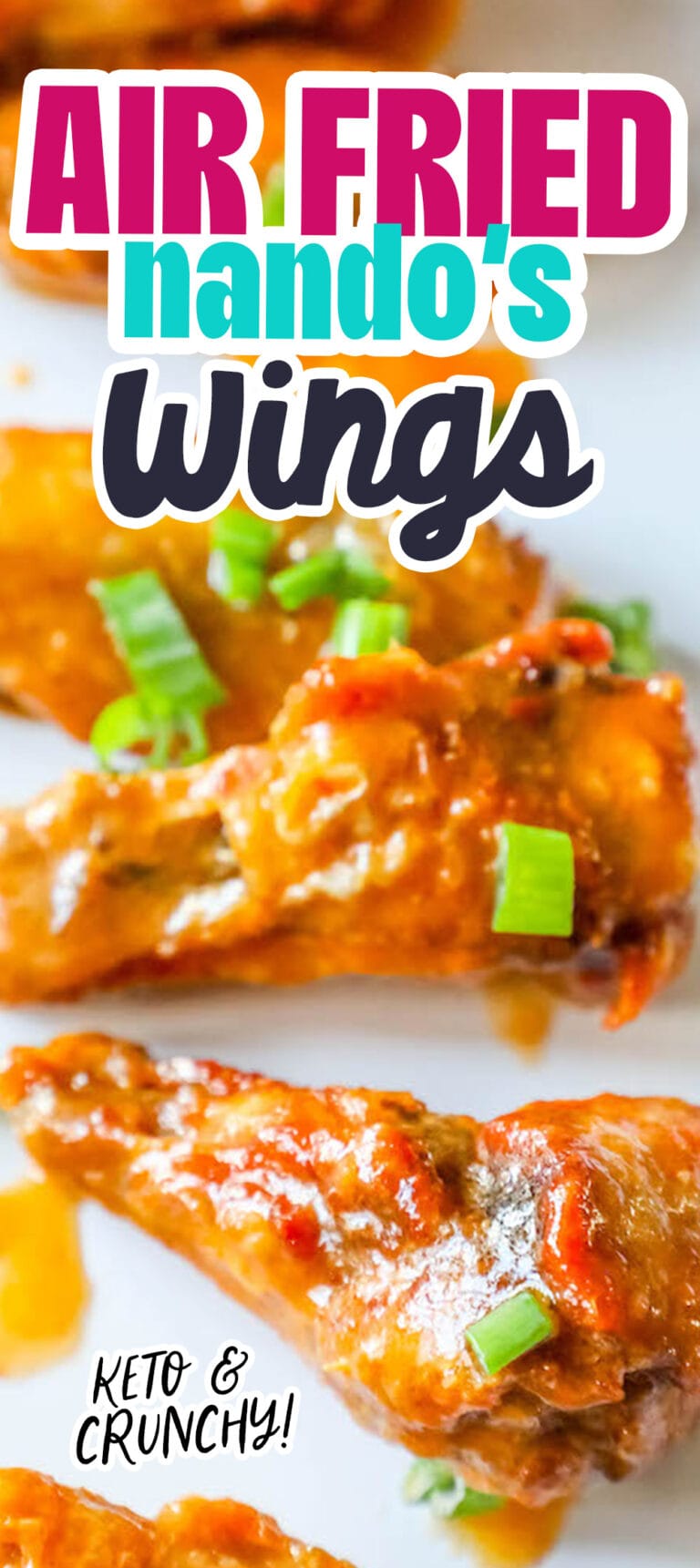 Air Fried Nandos Chicken Wings Recipe Sweet Cs Designs