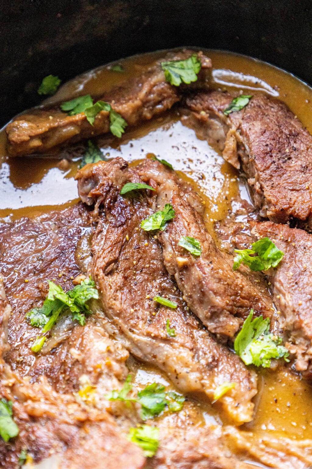 Slow Cooker Chuck Roast Steaks in Gravy Sweet Cs Designs
