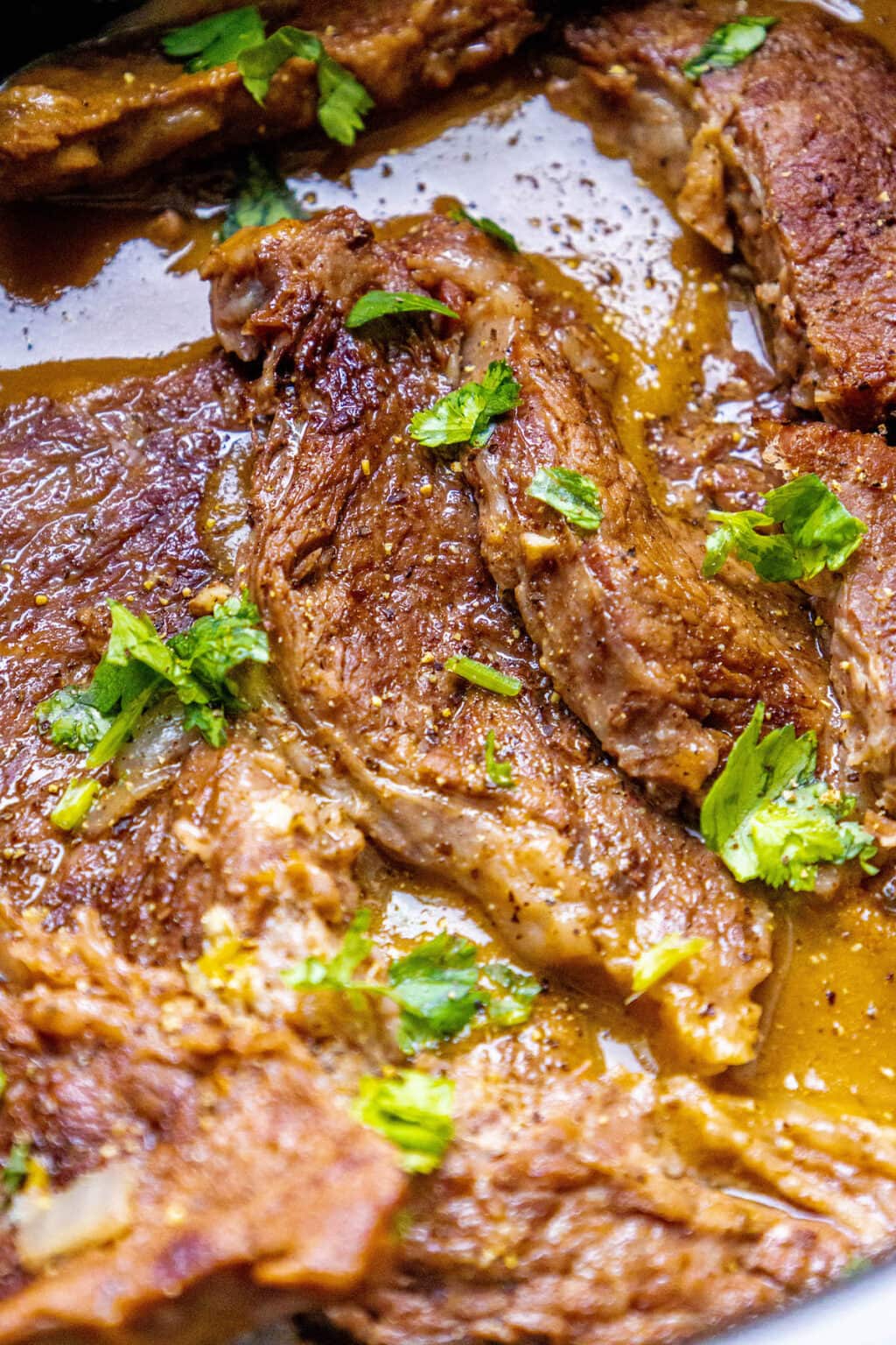 Slow Cooker Chuck Roast Steaks in Gravy Sweet Cs Designs