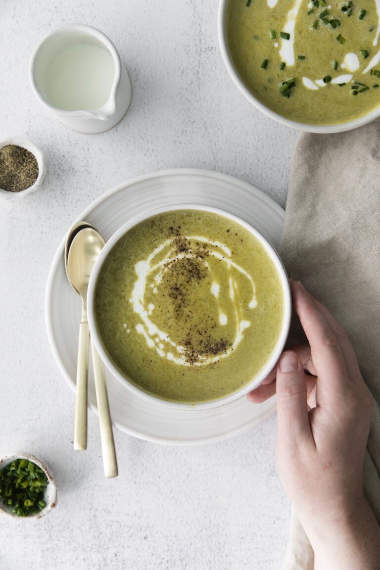 Instant Pot Cream of Asparagus Soup Sweet Cs Designs
