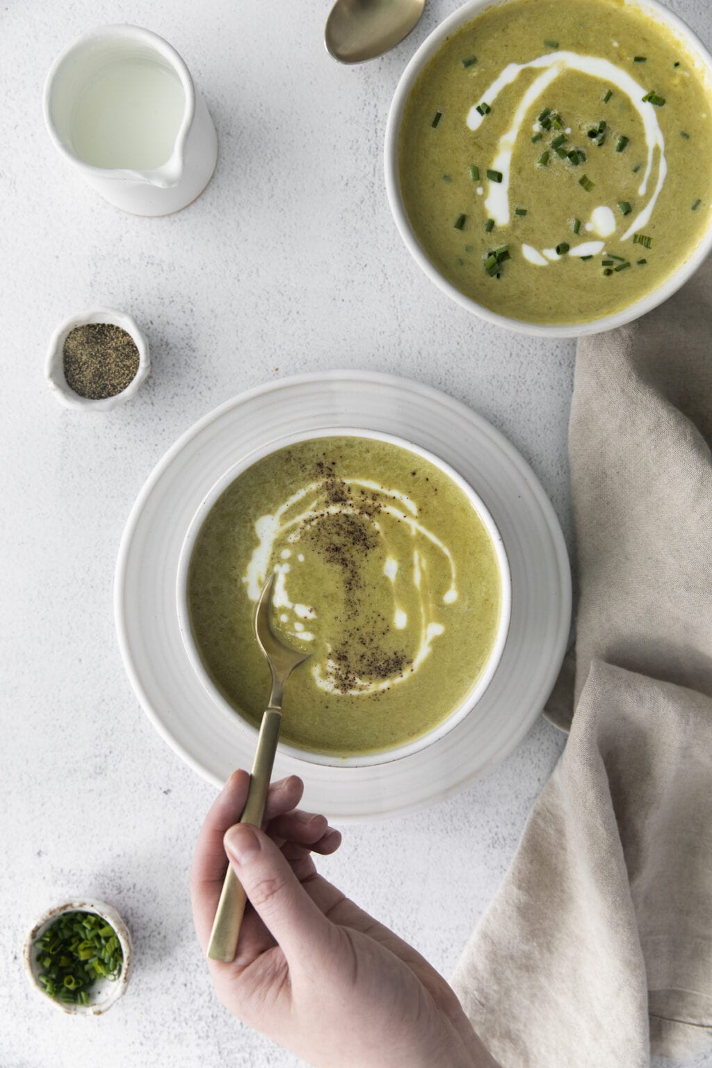 Instant Pot Cream of Asparagus Soup Sweet Cs Designs