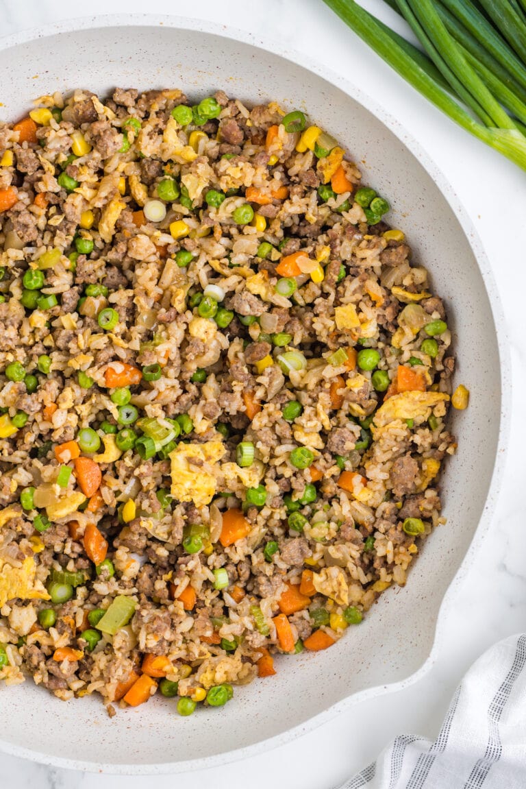 Ground Beef Fried Rice Sweet Cs Designs