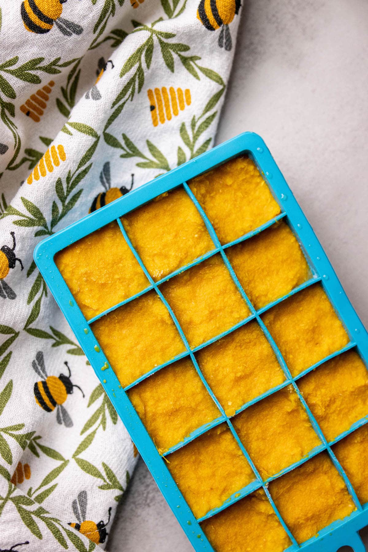 immunity tea bombs in silicone ice tray