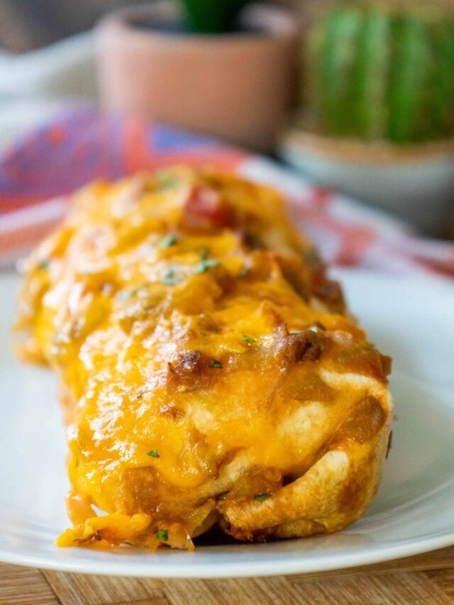 Wet Baked Breakfast Burritos Recipe Sweet Cs Designs