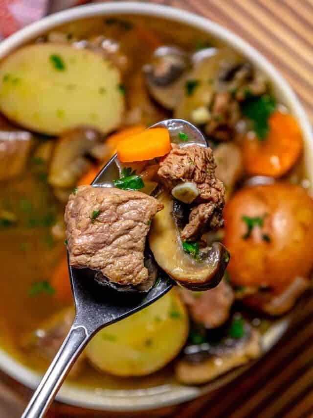 Steak and Potato Beer Stew Recipe Sweet Cs Designs