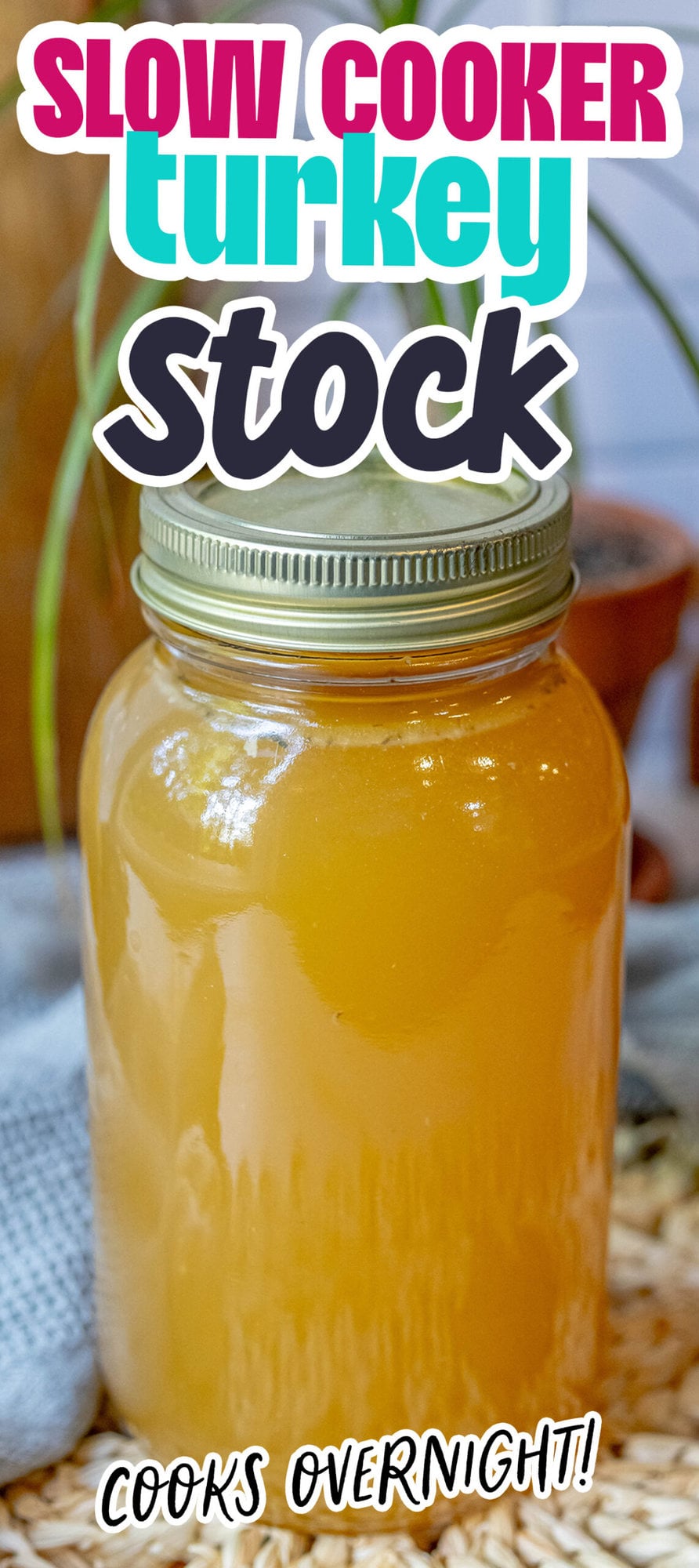 jar of yellow stock