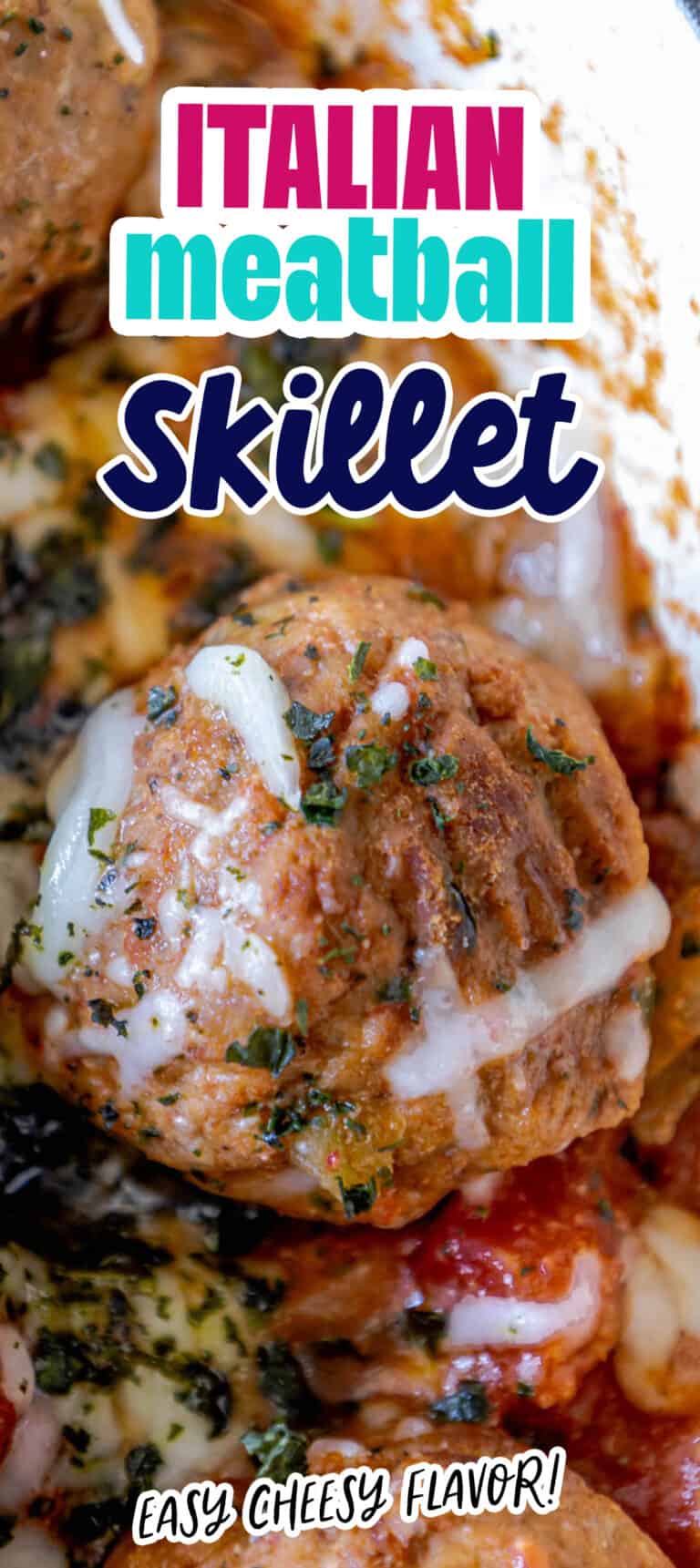 Cheesy Italian Meatball Skillet Sweet Cs Designs
