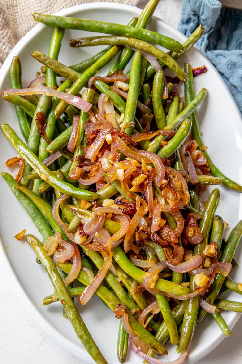 Sautéed Green Beans and Red Onion Sweet Cs Designs