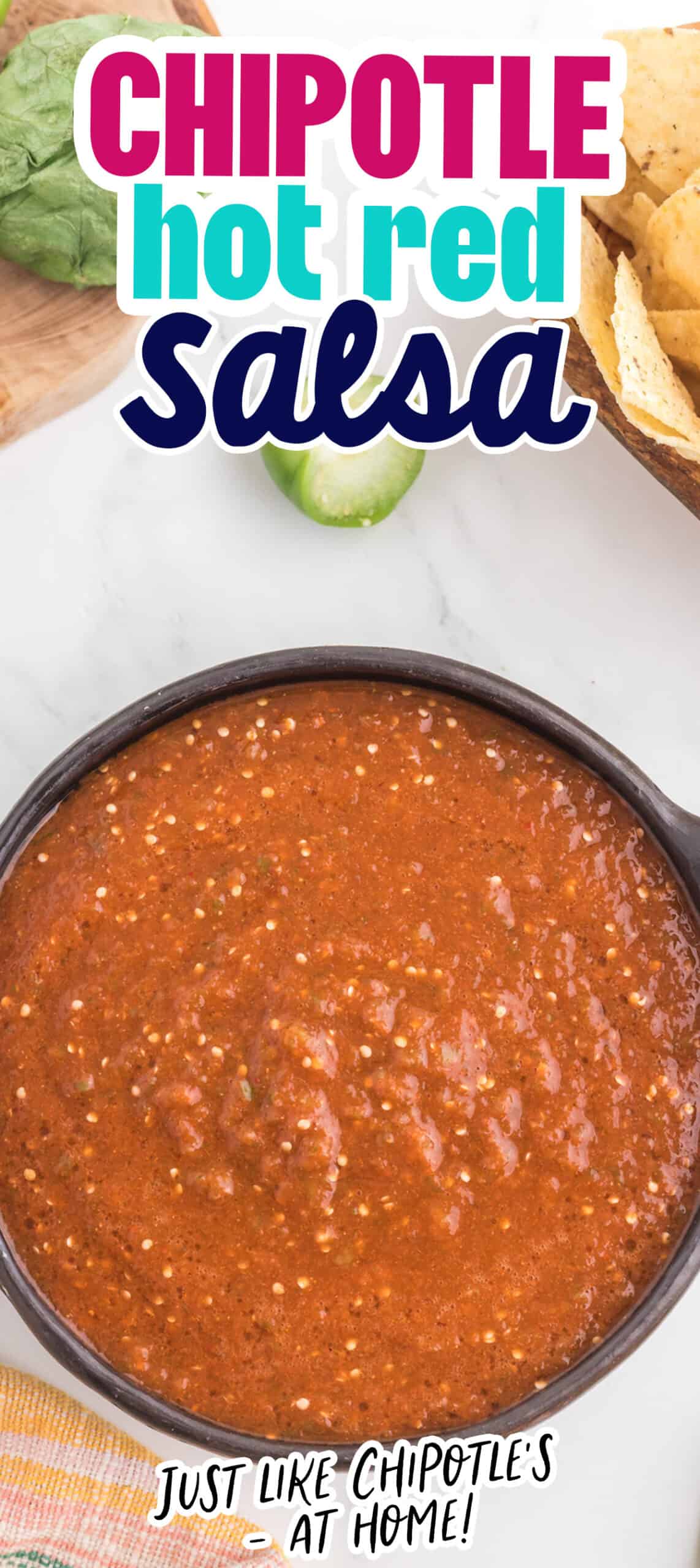 Chipotle hot salsa