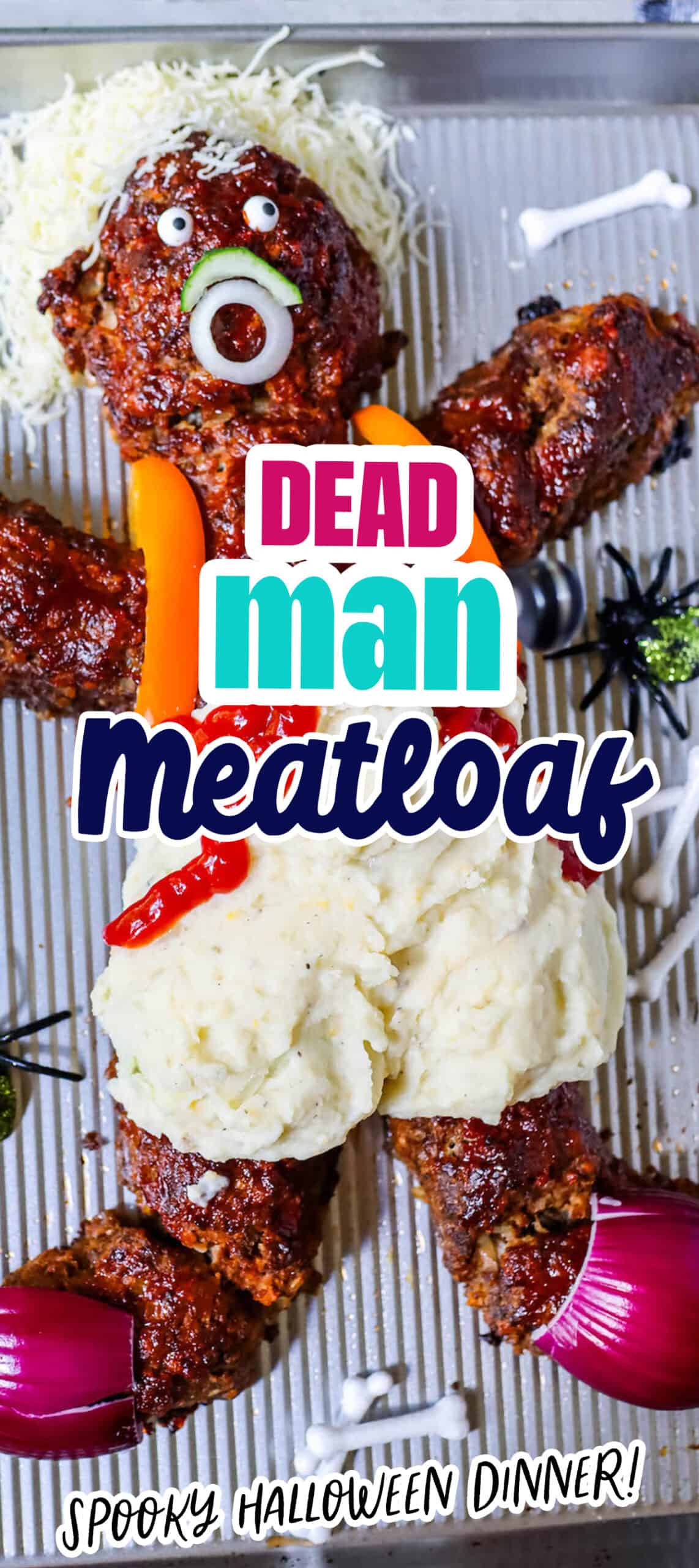 Prepare a spooky and delicious Halloween dinner with our mouthwatering dead man meatloaf.