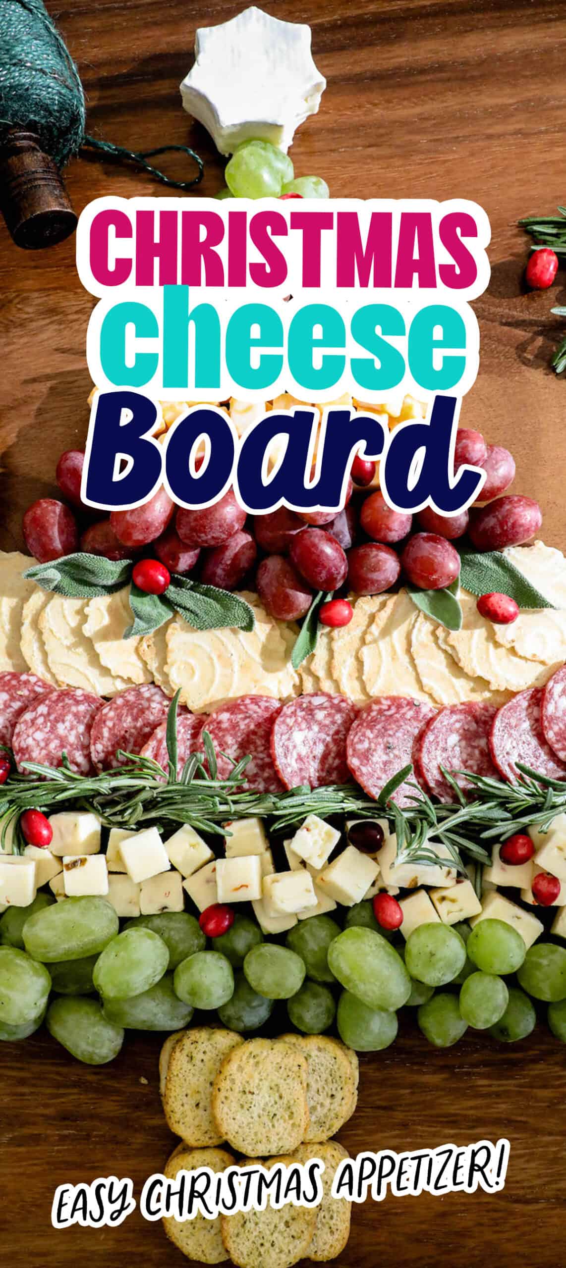 A festive Christmas cheese board adorned with an array of indulgent meats and cheeses.