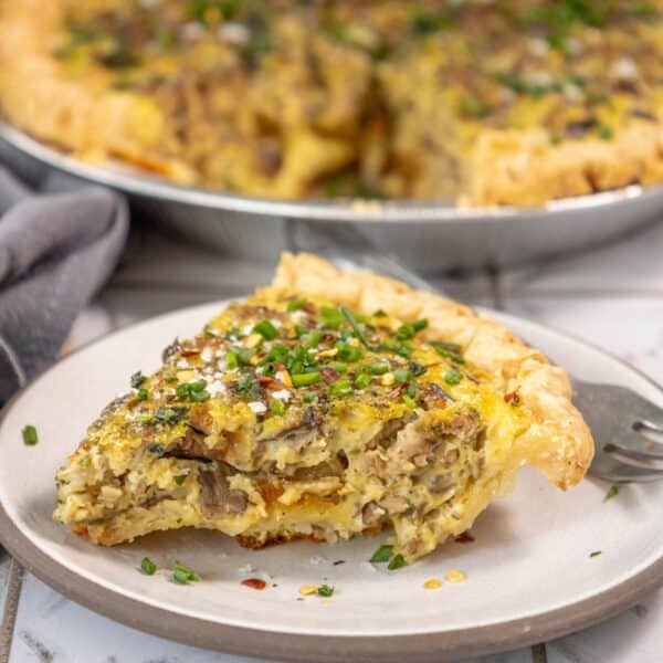Mushroom Quiche - Sweet Cs Designs