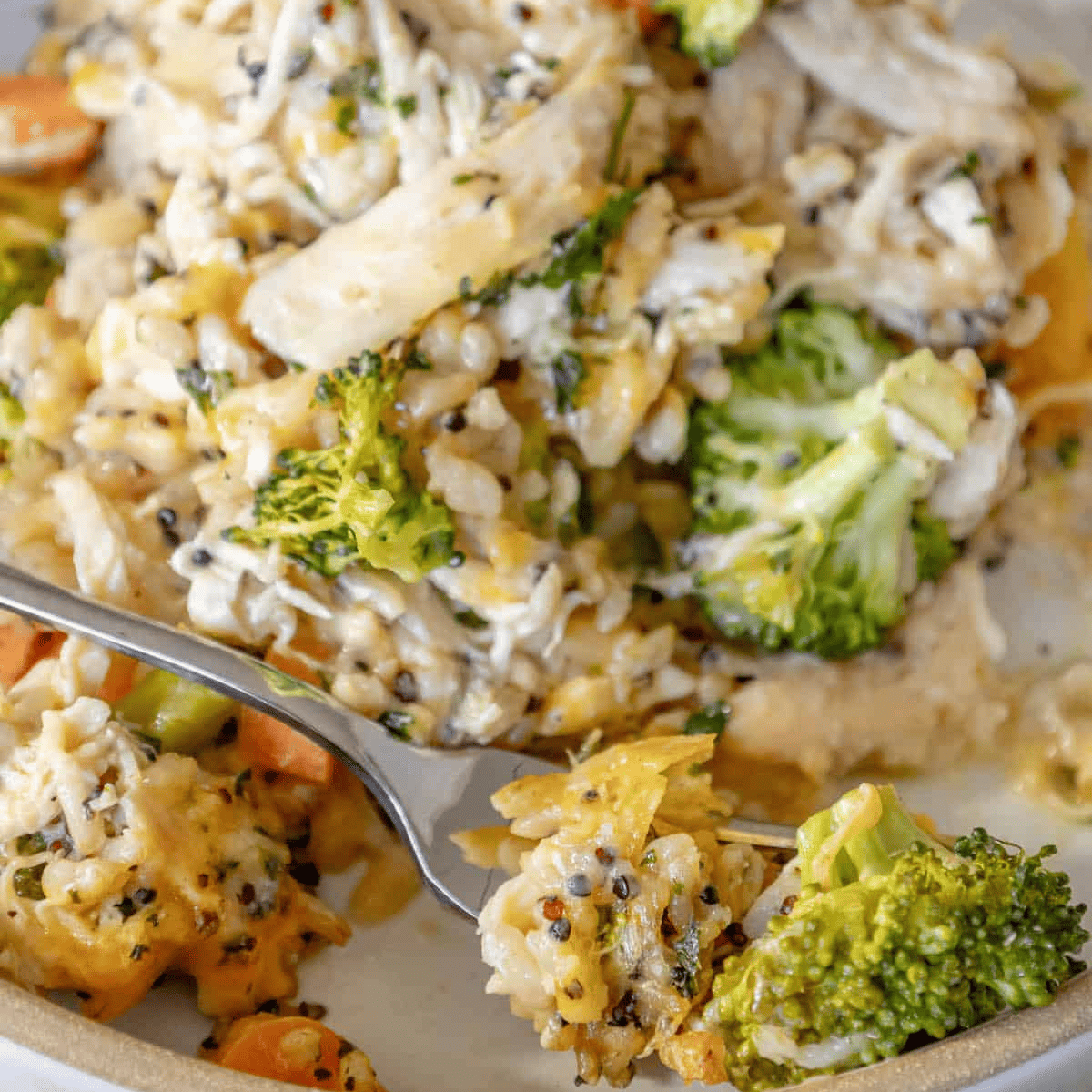 Cheesy Chicken Quinoa Casserole - Sweet Cs Designs