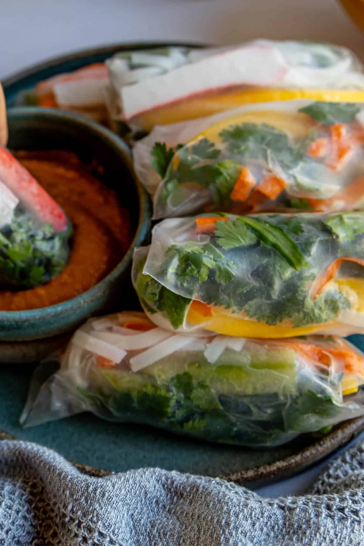 Crab Spring Rolls - Sweet Cs Designs