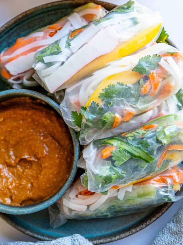 Crab Spring Rolls Recipe - Sweet Cs Designs