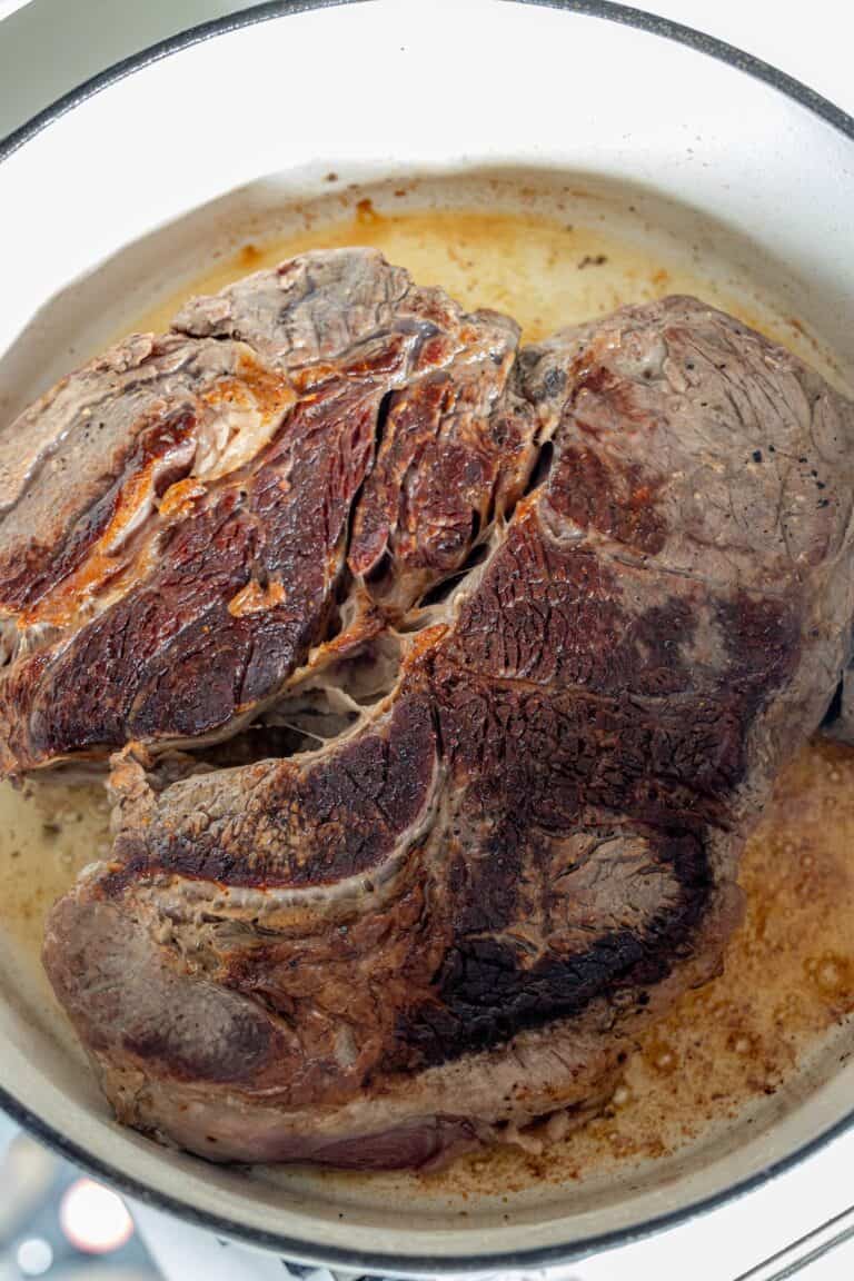 Dutch Oven Chuck Roast Recipe - Sweet Cs Designs